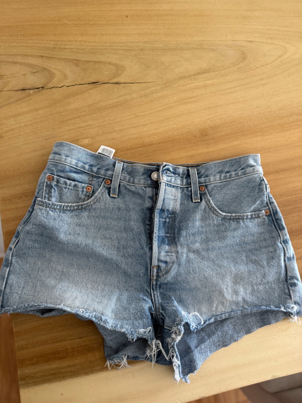 Levi's Light Blue Denim Jeans with Leather Patch